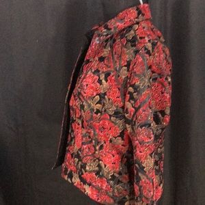 Cold water creek tapestry blazer